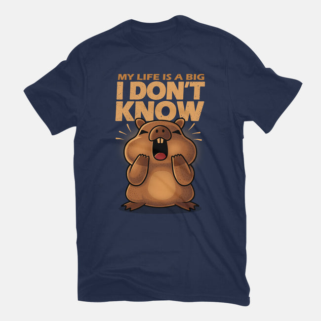 Confused Capybara-Mens-Basic-Tee-erion_designs