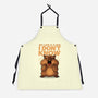 Confused Capybara-Unisex-Kitchen-Apron-erion_designs