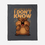 Confused Capybara-None-Fleece-Blanket-erion_designs