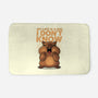 Confused Capybara-None-Memory Foam-Bath Mat-erion_designs