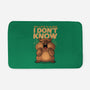 Confused Capybara-None-Memory Foam-Bath Mat-erion_designs