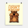 Confused Capybara-None-Matte-Poster-erion_designs