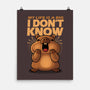 Confused Capybara-None-Matte-Poster-erion_designs