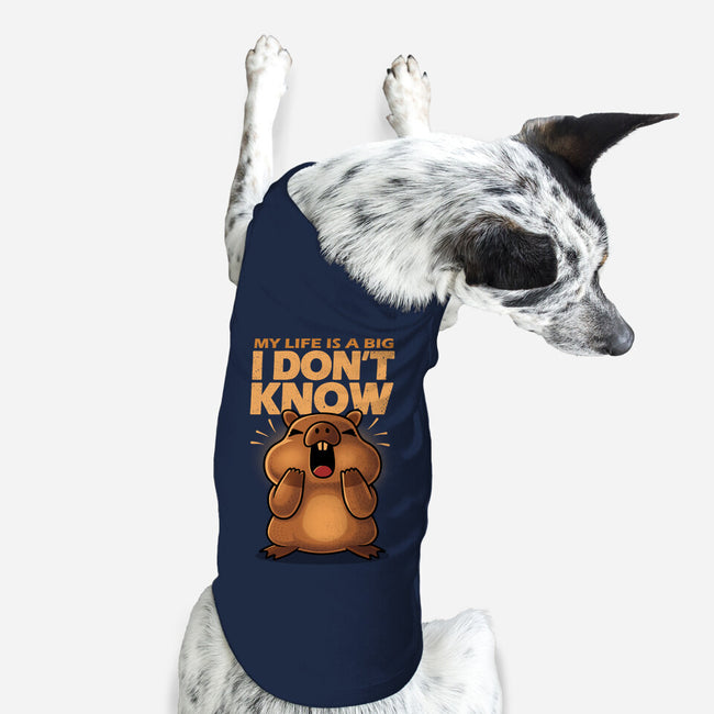 Confused Capybara-Dog-Basic-Pet Tank-erion_designs