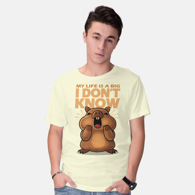 Confused Capybara-Mens-Basic-Tee-erion_designs