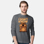 Confused Capybara-Mens-Long Sleeved-Tee-erion_designs