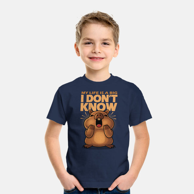 Confused Capybara-Youth-Basic-Tee-erion_designs