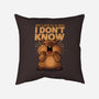 Confused Capybara-None-Removable Cover-Throw Pillow-erion_designs