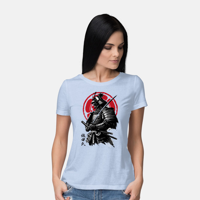 Samurai Clan Oda-Womens-Basic-Tee-DrMonekers