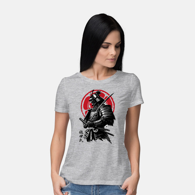 Samurai Clan Oda-Womens-Basic-Tee-DrMonekers