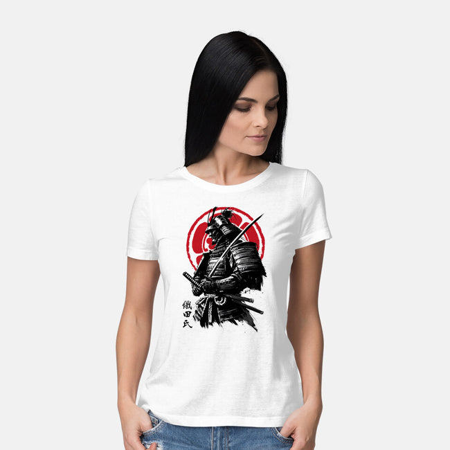 Samurai Clan Oda-Womens-Basic-Tee-DrMonekers