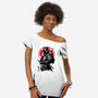 Samurai Clan Oda-Womens-Off Shoulder-Tee-DrMonekers