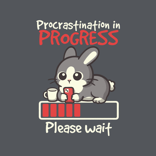 Bunny Procrastination In Progress-Womens-Basic-Tee-NemiMakeit