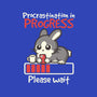 Bunny Procrastination In Progress-Baby-Basic-Tee-NemiMakeit