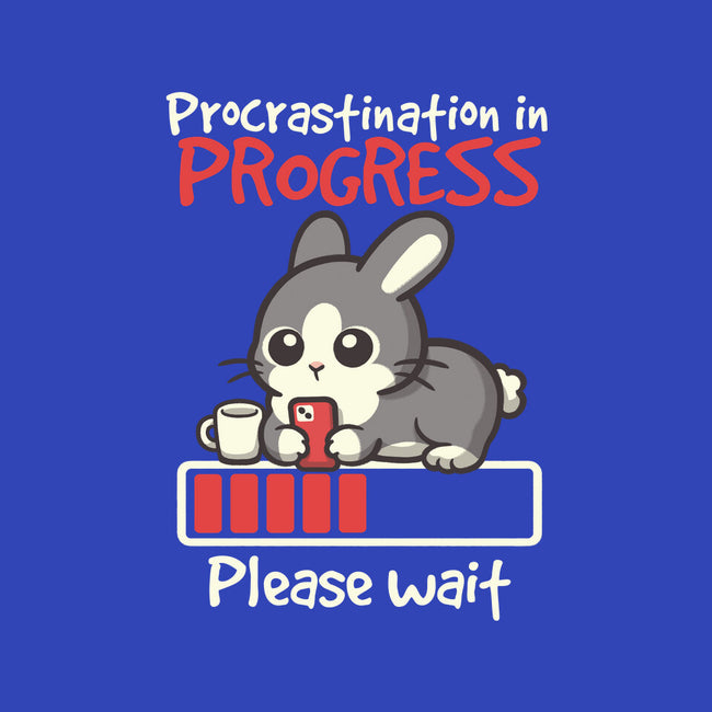 Bunny Procrastination In Progress-Unisex-Crew Neck-Sweatshirt-NemiMakeit