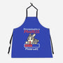 Bunny Procrastination In Progress-Unisex-Kitchen-Apron-NemiMakeit