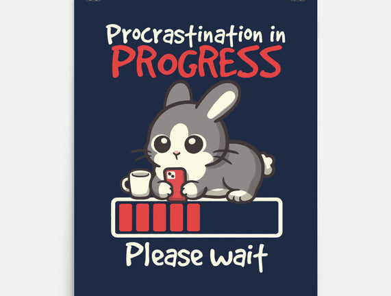 Bunny Procrastination In Progress