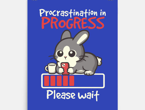 Bunny Procrastination In Progress