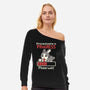 Bunny Procrastination In Progress-Womens-Off Shoulder-Sweatshirt-NemiMakeit