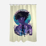 Dark Dragon-None-Polyester-Shower Curtain-dandingeroz