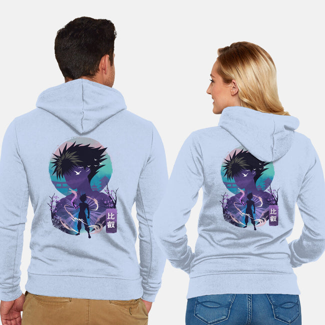 Dark Dragon-Unisex-Zip-Up-Sweatshirt-dandingeroz