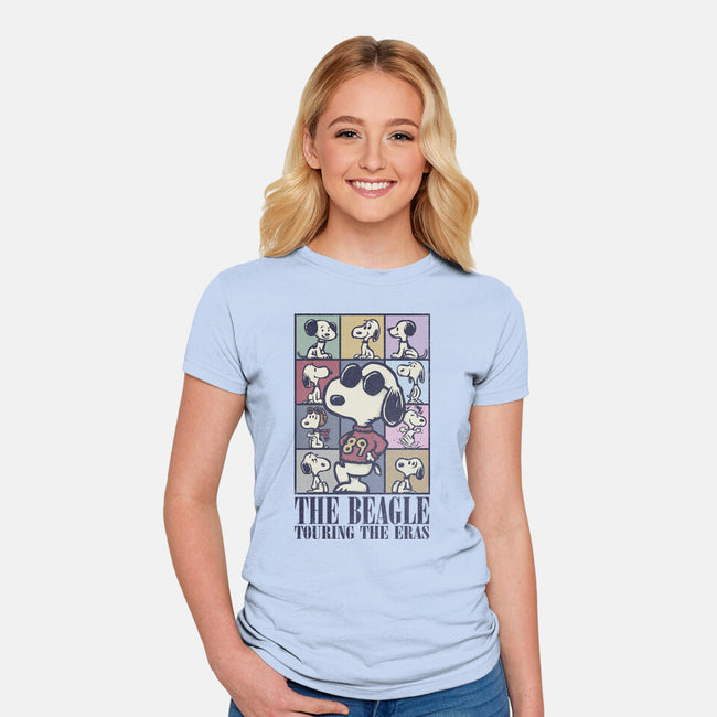 Eras Of The Beagle-Womens-Fitted-Tee-kg07