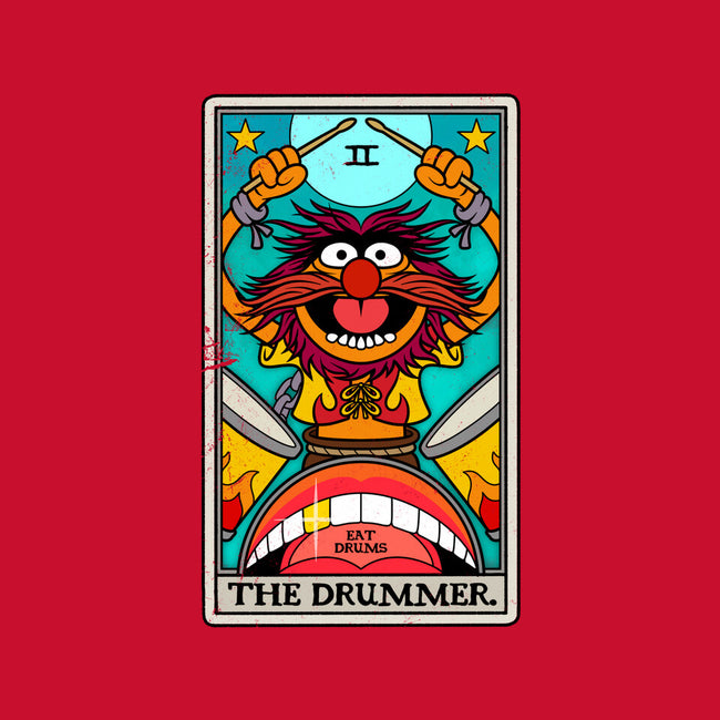 The Drummer-Womens-Off Shoulder-Tee-drbutler