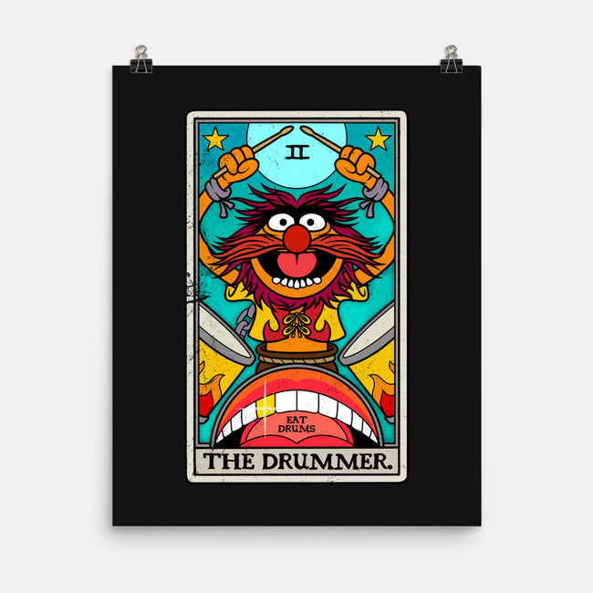 The Drummer-None-Matte-Poster-drbutler