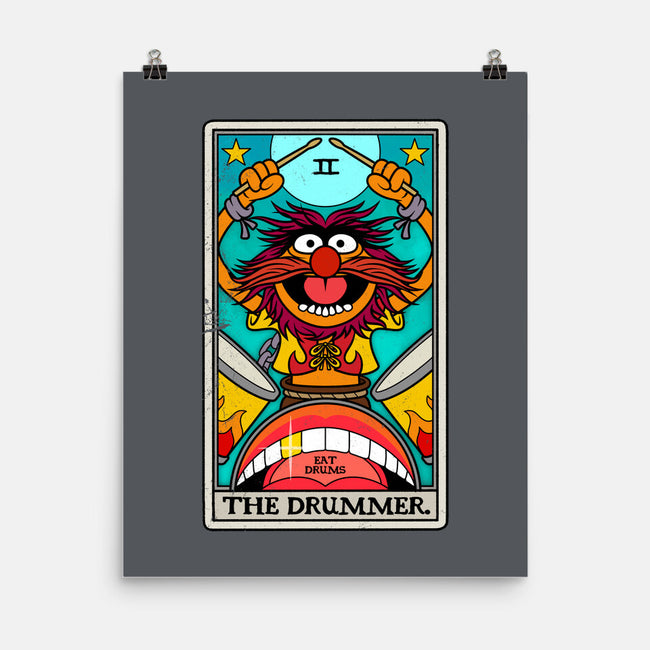 The Drummer-None-Matte-Poster-drbutler