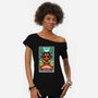 The Drummer-Womens-Off Shoulder-Tee-drbutler