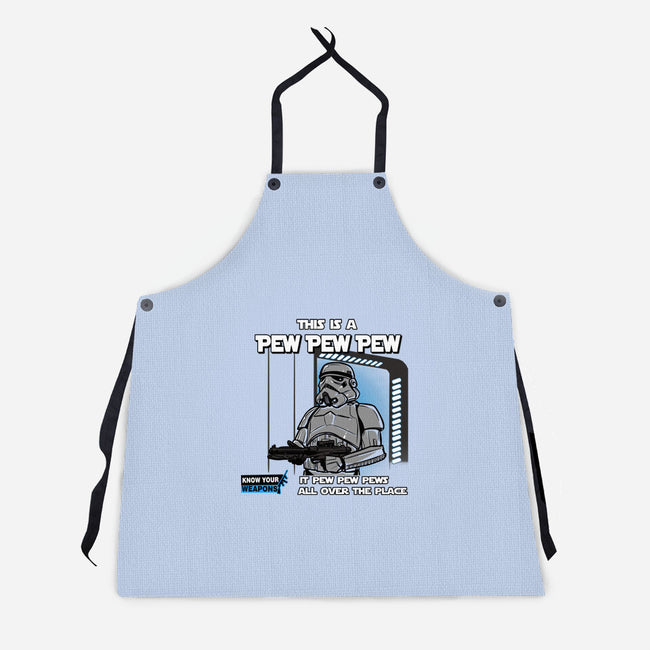 Pew Pew Pew-Unisex-Kitchen-Apron-AndreusD