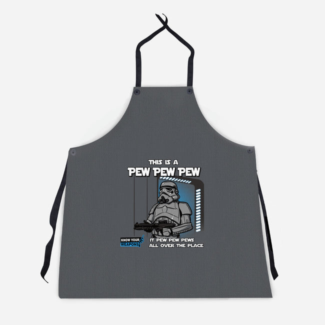 Pew Pew Pew-Unisex-Kitchen-Apron-AndreusD