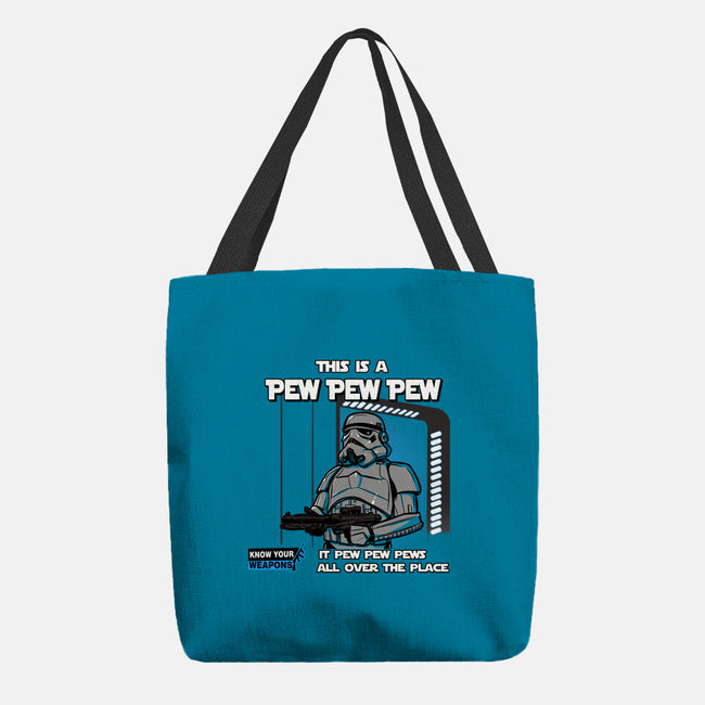 Pew Pew Pew-None-Basic Tote-Bag-AndreusD