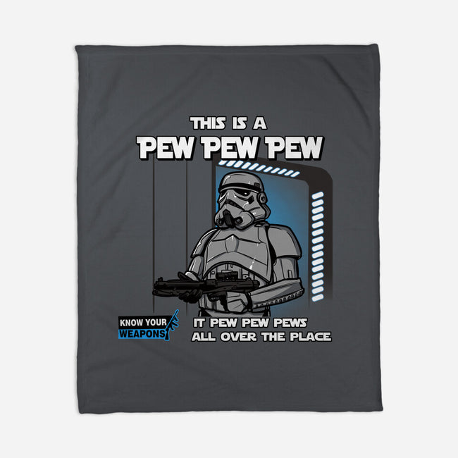 Pew Pew Pew-None-Fleece-Blanket-AndreusD