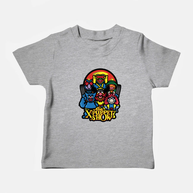 The X-Puppet Show-Baby-Basic-Tee-jrberger