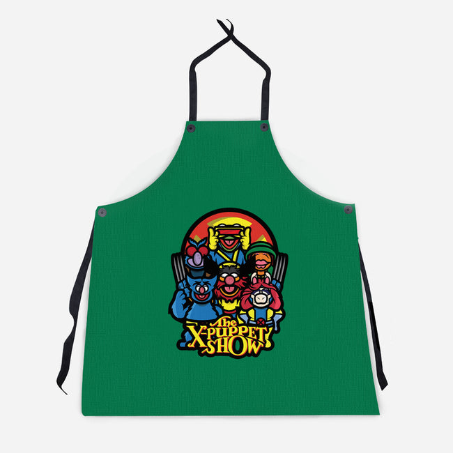 The X-Puppet Show-Unisex-Kitchen-Apron-jrberger