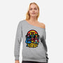 The X-Puppet Show-Womens-Off Shoulder-Sweatshirt-jrberger