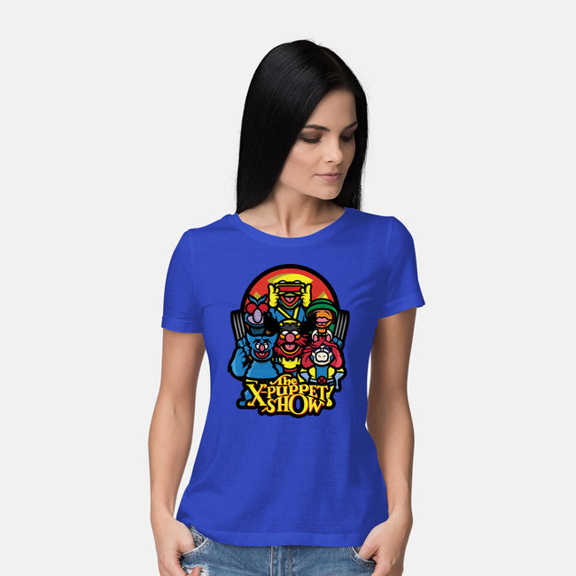 The X-Puppet Show-Womens-Basic-Tee-jrberger