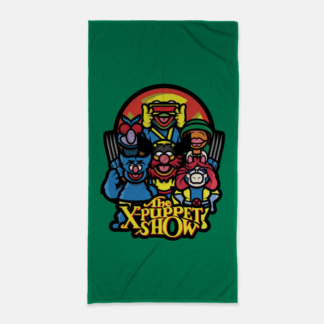 The X-Puppet Show-None-Beach-Towel-jrberger