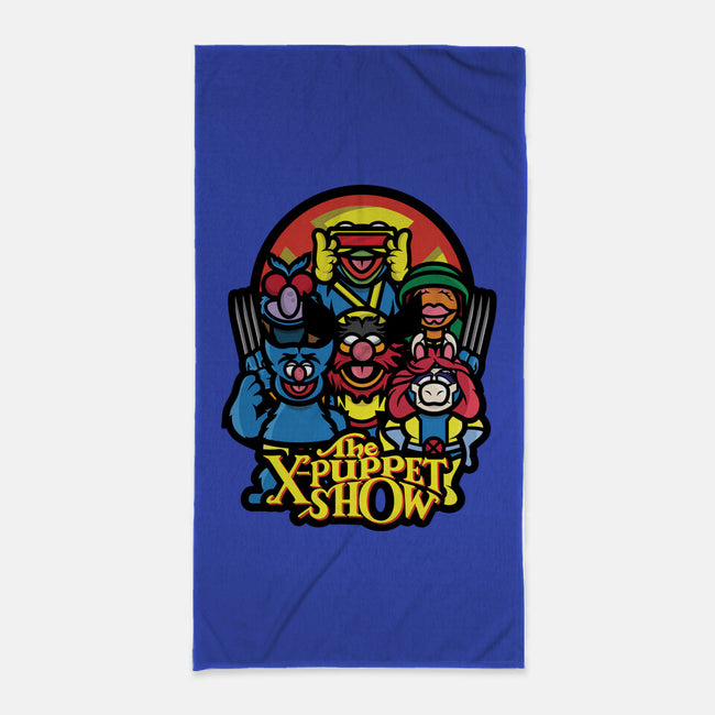 The X-Puppet Show-None-Beach-Towel-jrberger