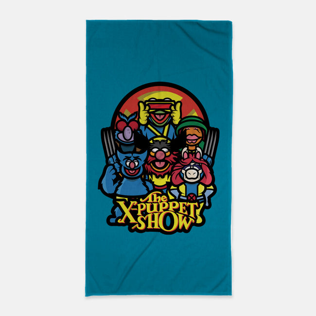 The X-Puppet Show-None-Beach-Towel-jrberger