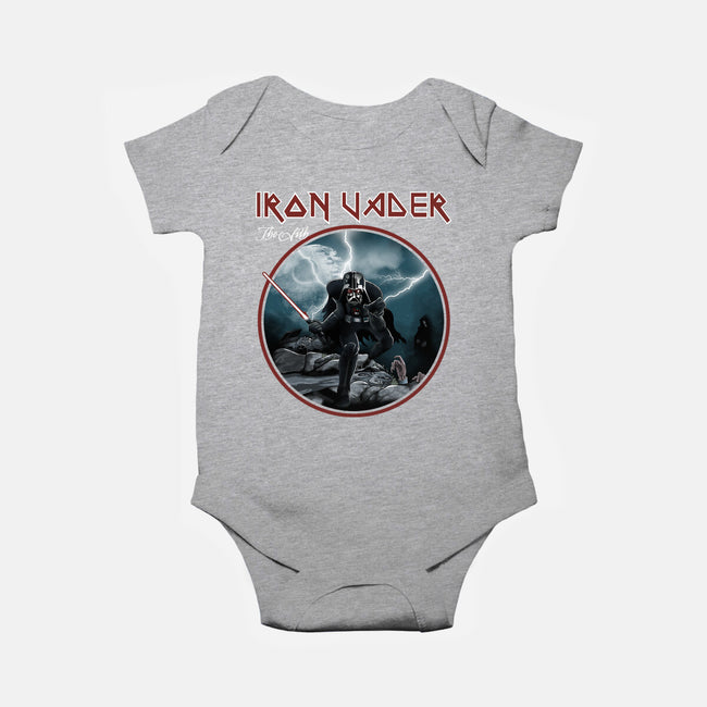 Iron Vader-Baby-Basic-Onesie-retrodivision