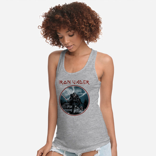 Iron Vader-Womens-Racerback-Tank-retrodivision