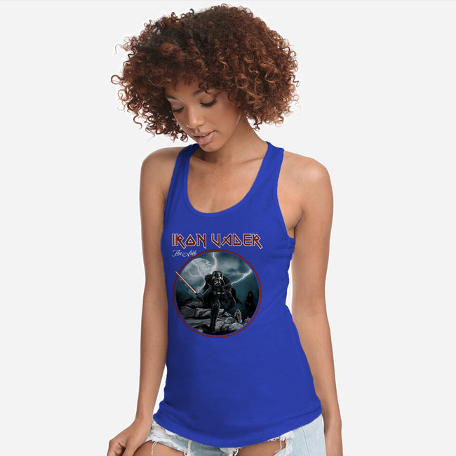 Iron Vader-Womens-Racerback-Tank-retrodivision