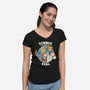 Science Like Magic-Womens-V-Neck-Tee-turborat14