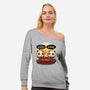 Panda Life-Womens-Off Shoulder-Sweatshirt-erion_designs