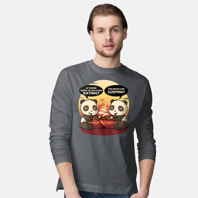 Panda Life-Mens-Long Sleeved-Tee-erion_designs