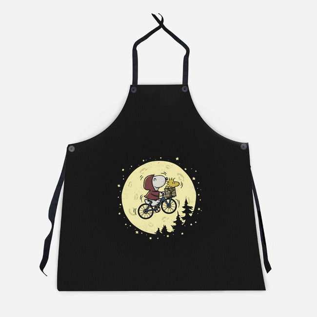 To The Moon-Unisex-Kitchen-Apron-Xentee