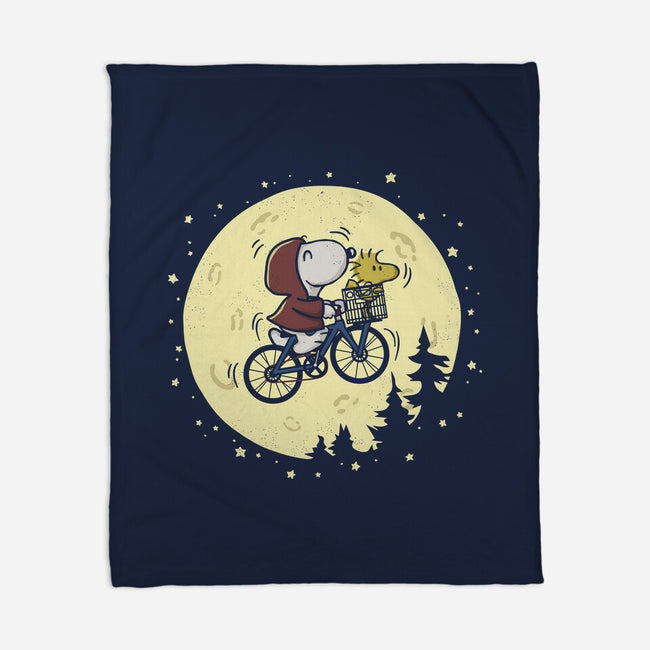 To The Moon-None-Fleece-Blanket-Xentee