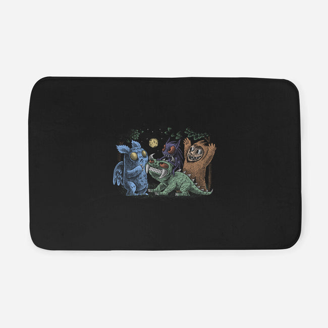 A Really Wild Rumpus-None-Memory Foam-Bath Mat-Aarons Art Room